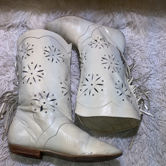 🌸-Fringe Y2K boots-🌸 - Picture 4 of 11